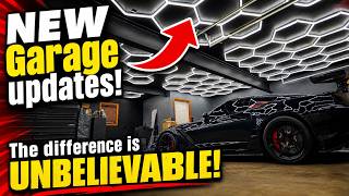 Corvette Garage Transformation | Z06, ZR1 & Custom HEXAGON Lighting!