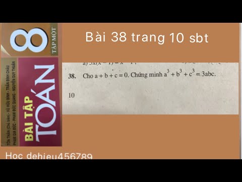 Video Bài 38 trang 10 SBT toán 8 tập 1 - youtube