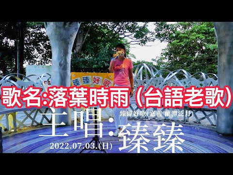 落葉時雨(台語老歌_原唱:文夏)_臻臻好歌(嘉義街頭藝人_歌唱_蘭潭泛月20220703 日)