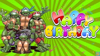 Teenage Mutant Ninja Turtles Happy Birthday Song|Happy Birthday Song for Children