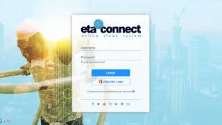Step 1: Logging into eta Connect with Office 365