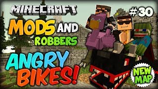 EXPLODING BIKES - Minecraft Modded Cops and Robbers w/ SkyDoesMinecraft (Animal Bikes Mod)