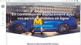 Volkswagen We Connect: taal wijzigen van de website screenshot 4