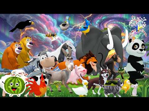 ABC Song Nursery Rhymes AZ4AZ22 | Learn Animal Sounds from A to Z