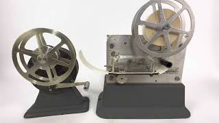 Vintage Gamewell Fire Alarm Telegraph Ticker Tape Machine And Take Up Reel W Wind Key