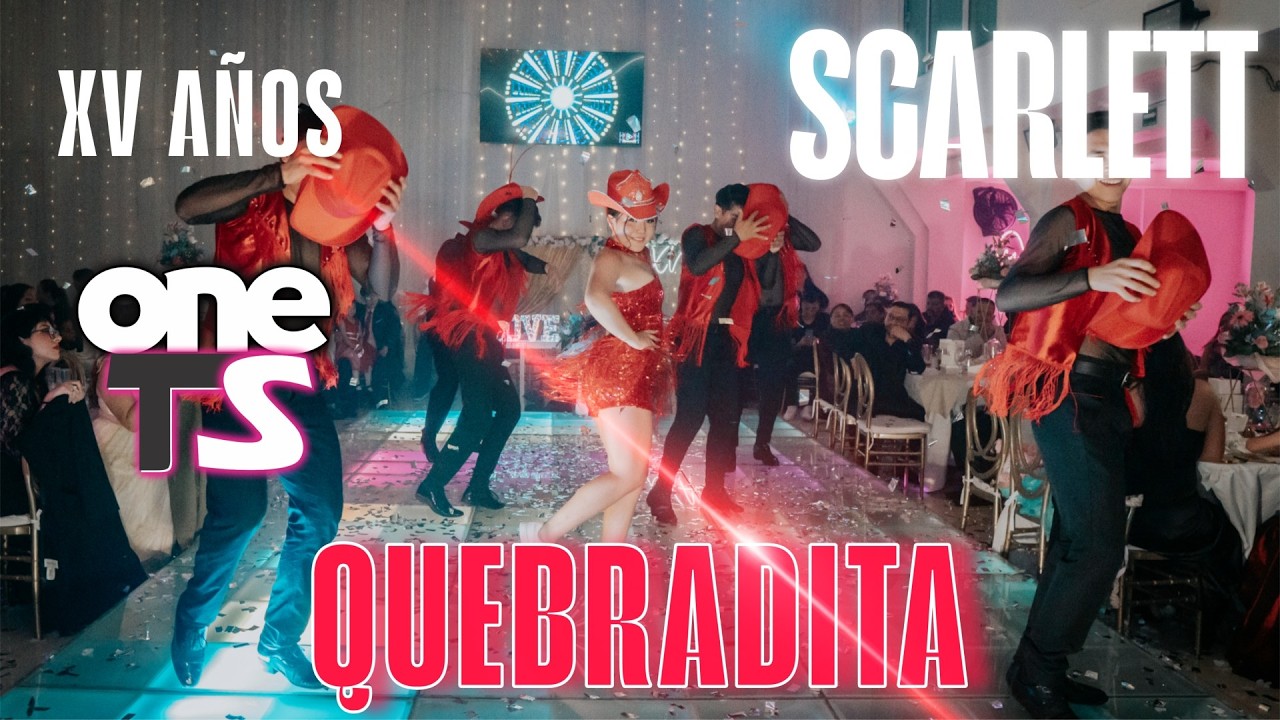 QUEBRADITA REMIX🤠🔥SCARLETT XV AÑOS👑ACADEMIA ONE TOP STUDIO🔝