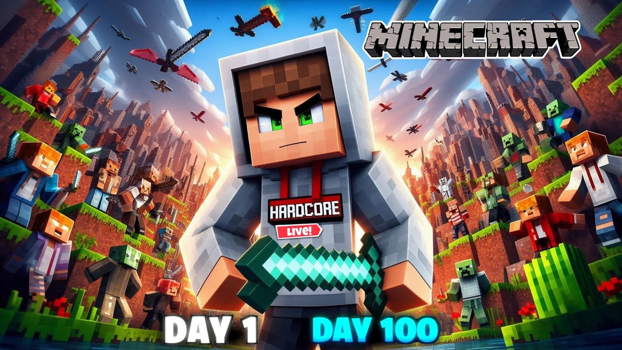 New world New Start | Minecraft Hardcore | Day 3 ...