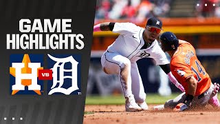 Full Astros vs. Tigers Game Highlights (5/12/24) | MLB Highlights Update