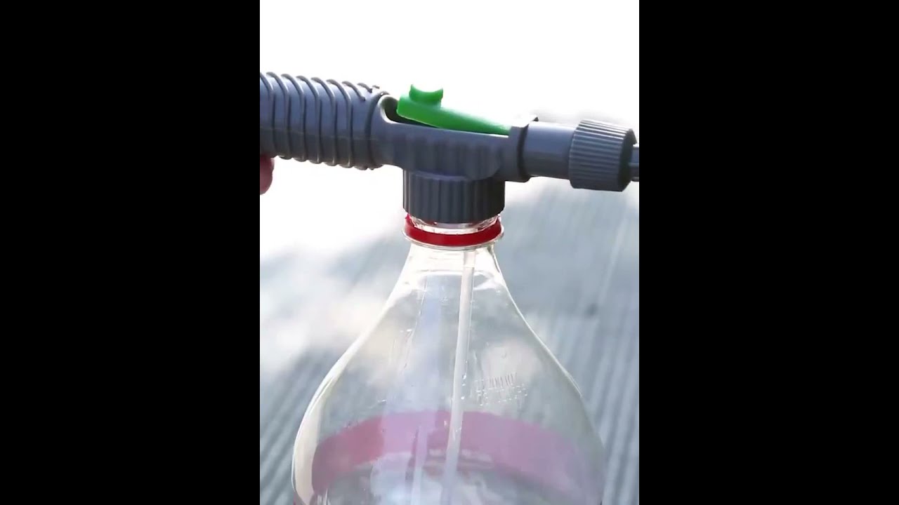 Manual High Pressure Air Pump Sprayer Drink Bottle mist Spray Garden Watering