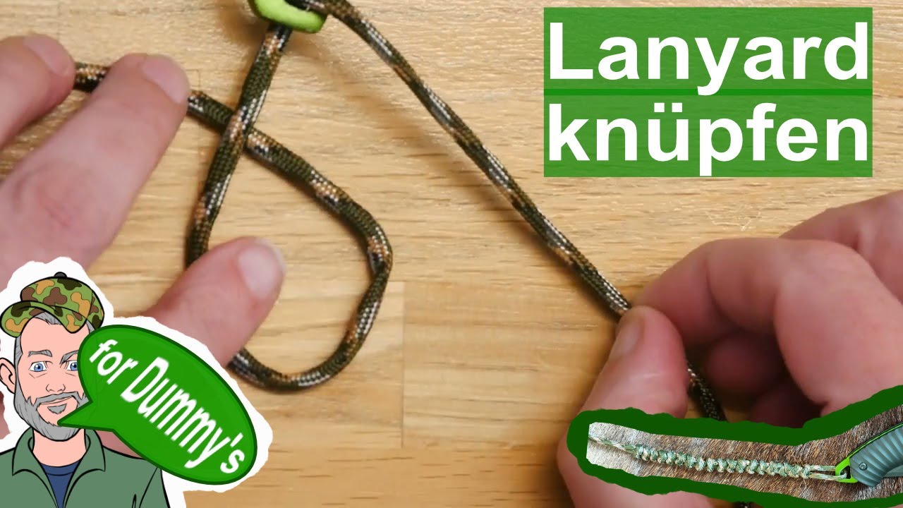 Knot lanyard for dummies - tutorial #unterwegsmitralf 