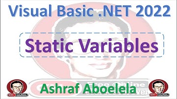 Visual Basic  Net 2022  25  Static Variables