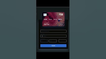 HTML CSS CREDIT/DEBIT CARD ANIMATION | WITH SOURCE CODE