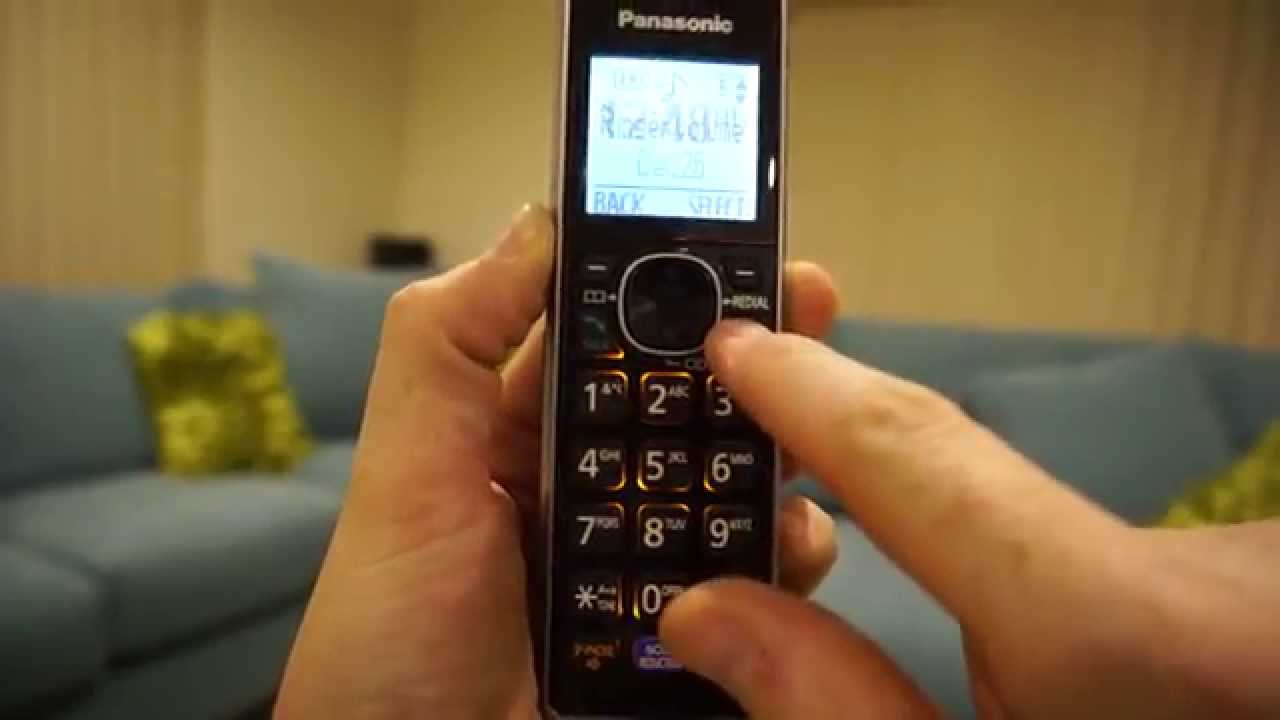 Changing The Panasonic Cordless Phone Ringer Setting