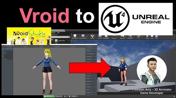 Vroid Studio to Unreal Engine 4 - Full Lifehack Tutorial