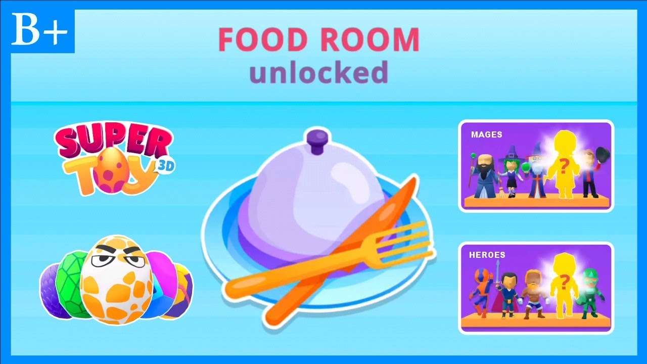 Super Toy 3D ‼️ Food Room: Heroes & Mages Egg - YouTube