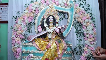 Saraswati puja all vibes in one shoot @ictcomputercentre3944