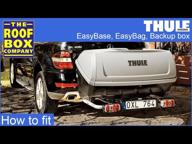 kapitalisme gereedschap Gevaar Thule EasyBase, EasyBag and BackUp box - How to fit - YouTube