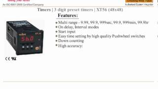 TIMER INUSTRIAL ON-DELAY 0FF-DELAY DIGITAL XT 56 SELEC