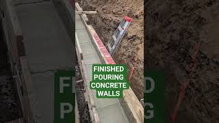 NEW HOUSE ADDITION FOUNDATION WALLS #engineering #snow #constructionchannel #diy #winter #home