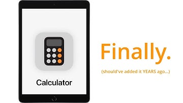 Calculator App Finally arrives on iPad – Apple WWDC 2024