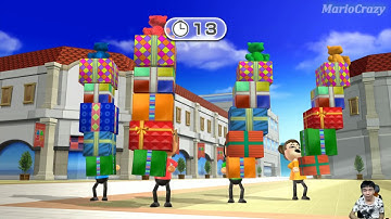 Wii Party Minigame - Item Box vs Jeke vs Shinnosuke vs Midori Master
