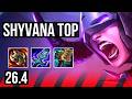 SHYVANA vs GANGPLANK (TOP) | 43K damage | EUNE Master | 26.4