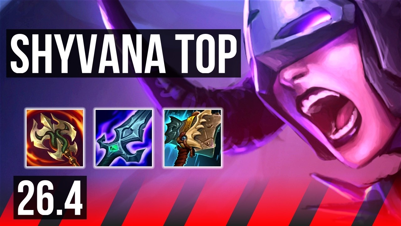 Watch Shyvana carry their team against Gangplank in Master elo! 
Highlights: 43K damage to champions. 
Learn what runes to use, what items to build, understand how to lane, teamfight, and outplay your opponents as #Shyvana. 
/// #LeagueOfLegends high elo replay 
 
Thank you for watching! 
Did you learn something new? Share it in the comments! 
If you liked this video, please leave a thumbs up, if you disliked it, be sure to give me feedback in the comments. I appreciate your support! 
 
~~~| DOMISUMREPLAY |~~~ 
High elo replays for every role and champion. Improve your gameplay. Many uploads per day. 
 
~~~| WATCH MORE |~~~ 
Main channel: https://www.youtube.com/channel/UChkYqBSmrYsPjOTK2N4pdWg?sub_confirmation=1 
Shyvana channel: https://www.youtube.com/channel/UC1XmTmjsjitEPUsvg_JFIQQ?sub_confirmation=1 
 
More replays of: 
- Shyvana vs Gangplank: https://www.youtube.com/playlist?list=PLKgy6ftIG2kIuXkptmKLS_2PBF7cdwk90 
- Shyvana TOP: https://www.youtube.com/playlist?list=PLKgy6ftIG2kJ660Y4dJpzTcdzQoo6dXZw 
 
~~~| MATCH INFO |~~~ 
GAME TYPE: Ranked Solo/Duo 5v5 
REGION: EUNE 
AVERAGE RANK: Master 
SEASON: Season 2026 
PATCH: 26.4 
 
~~~| SPECTATED PLAYER |~~~ 
CHAMPION: Shyvana 
SKIN: Darkflame Shyvana 
RANK: Master 
RIOT ID: Subaru Konoe # Goth 
OP.GG: https://op.gg/summoners/eune/Subaru+Konoe-Goth 
RUNES: PRECISION - Conqueror, Triumph, Legend: Alacrity, Last Stand; INSPIRATION - Biscuit Delivery, Jack Of All Trades (Attack Speed + Adaptive Force + Health Scaling) 
 
~~~| OPPONENT |~~~ 
CHAMPION: Gangplank 
SKIN: Dreadnova Gangplank 
RANK: Unranked 
RUNES: INSPIRATION - First Strike, Cash Back, Triple Tonic, Cosmic Insight; PRECISION - Cut Down, Legend: Haste (Adaptive Force + Adaptive Force + Health) 
 
I am not one of the summoners playing in the matches uploaded to this channel, so I am unfortunately unable to answer questions about decisions made by the summoners in the game. 
 
played at 2026-03-02 18|14|51 (CET); rec on wd-panther at 2026-03-04 03|10|03 (CET); mtdt at 2026-03-04 04|02|19 (CET); EUNE-3918503942-TOP-RED