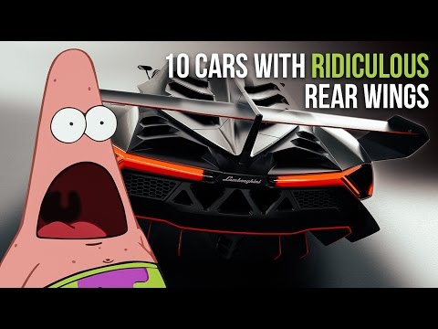 10 Production Cars With Ridiculous Rear Wings