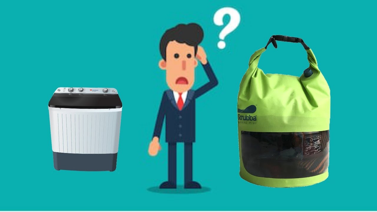 Scrubba Mini (world's smallest washing machine) YouTube