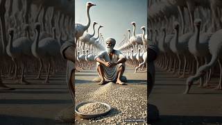 Farmer and big ostrich story #shorts #ai #cartoon #story
