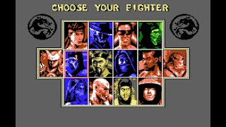 Mortal Kombat 2 (NES 8 бит) Первый MK в который я играл!