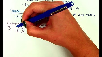 Algebra 2 Ch3-7 Part A - Determinants of a 2x2 Matrix