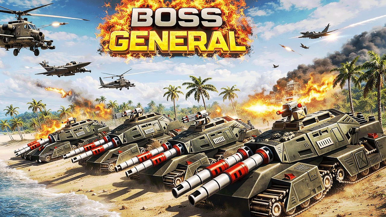 BOSS General vs 3 NUKE CHINA - Command & Conquer Generals Apocalyptic