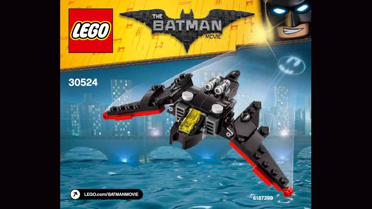 LEGO 30524 Instructions | The LEGO Batman Movie | The Mini Batwing | Polybags
