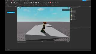 Roblox Studio dynamic walking && footsteps demonstration.