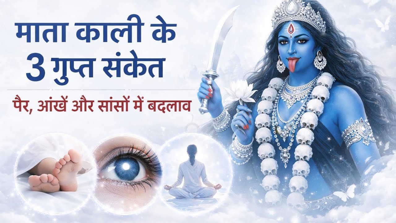 शरीर में प्रवेश से पहले माता काली देती हैं ये 3 गुप्त संकेत पैरों, आंखों और सांसों में होता है बदलाव