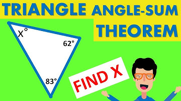 GEOMETRY | TRIANGLE ANGLE SUM THEOREM | Example 1