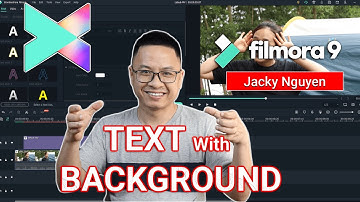 How to Add Text with Background in Filmora - Tutorial For Beginners