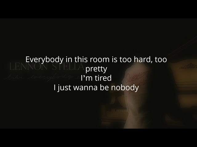 Lennon Stella - Like Everybody Else (Karaoke Version with lyrics) class=
