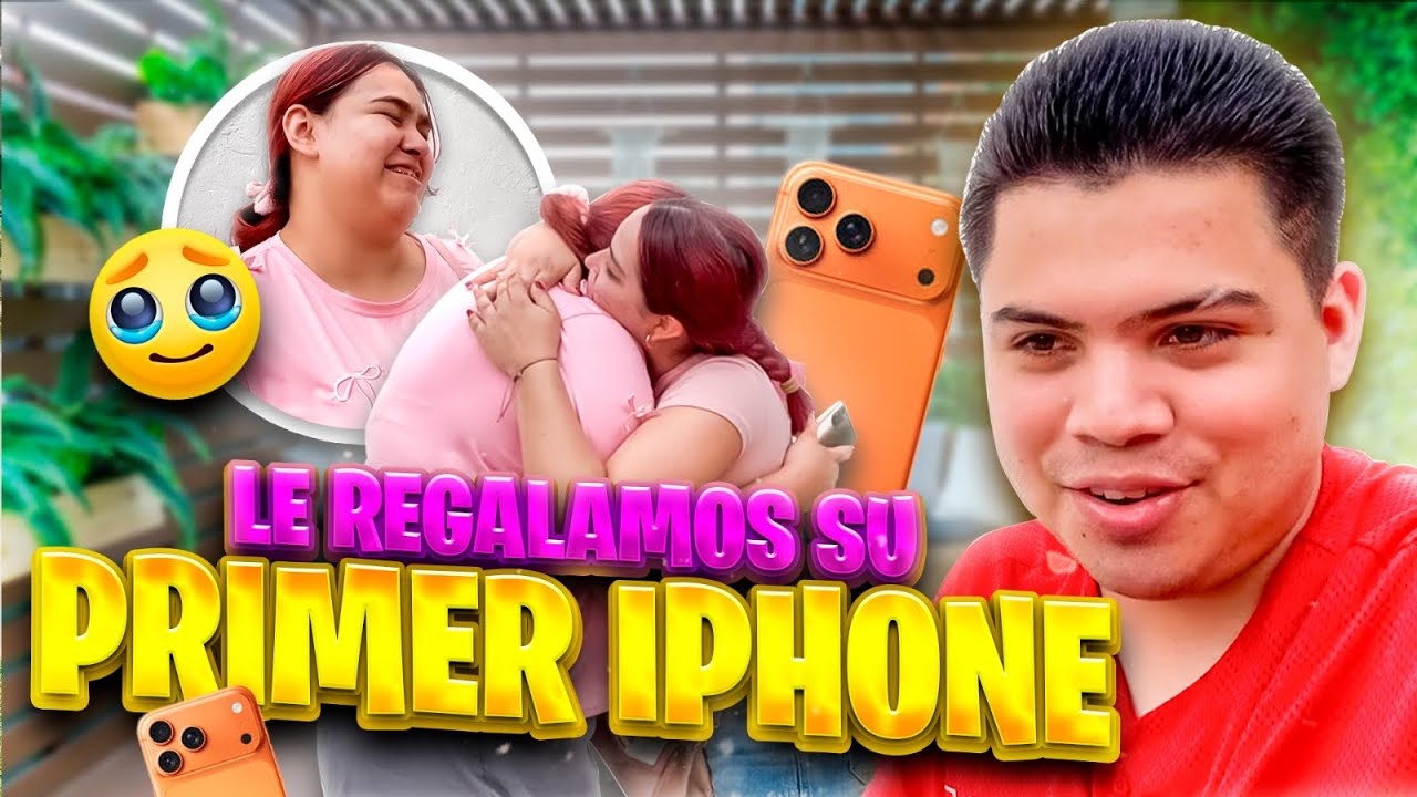 HACEMOS LLORAR A ALEXA POR REGALARLE SU PRIMER IPHONE 😭🎁