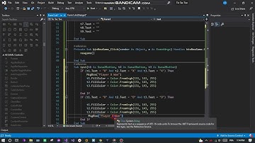 Creating a Game (Tic Tac Toe) - VB.NET Part 3