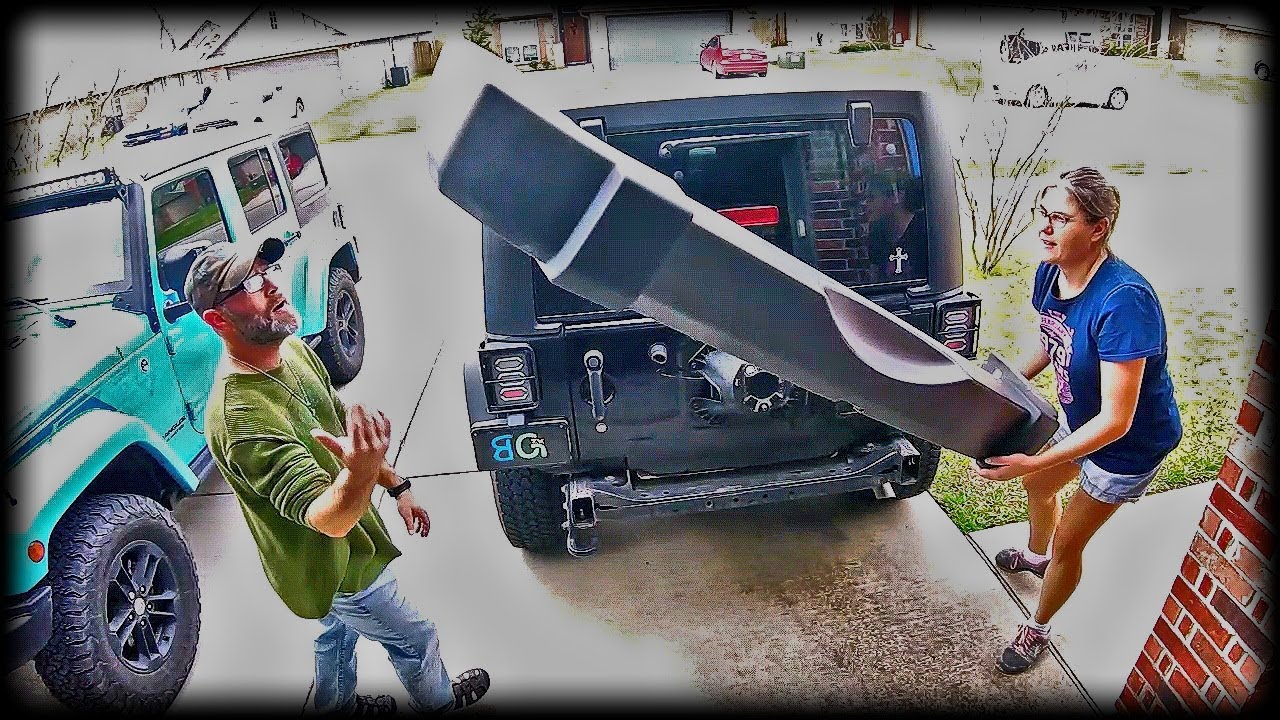 Episode 374 - Jeep Wrangler JK Rear Bumper Removal. - YouTube