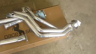 Ebay Exhaust Header vid#2of4 - Isuzu 4ZE1 2.6L, Cheap Chinese VS PaceSetter USA