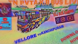 💥 VELLORE TO KAANCHIPURAM💥 A.K.B BUS  LIVERY 💥  BAALAJI BUS MOD  💥VIDEO KEEP WATCH PASSWORD 🔑 💥 screenshot 5