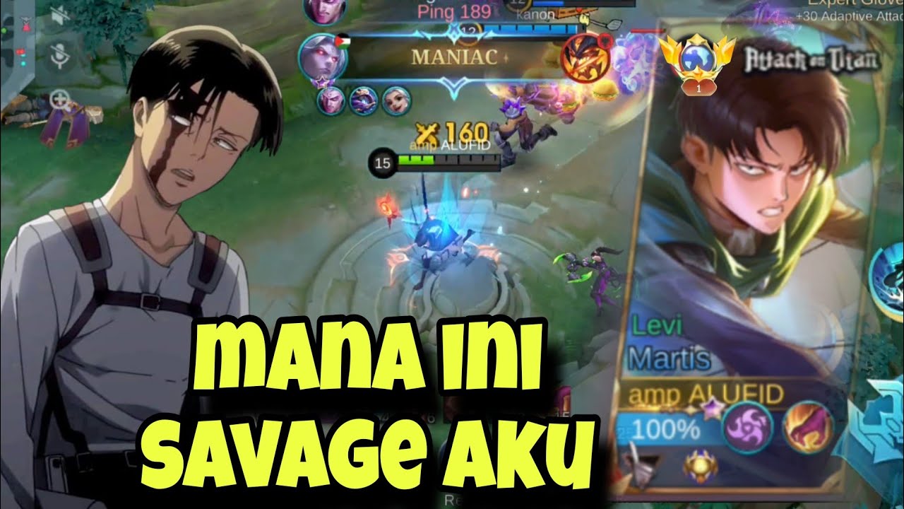 LAGI - LAGI LEVI AKARMAN MENGGOCEK SAMPAI MANIAC‼️