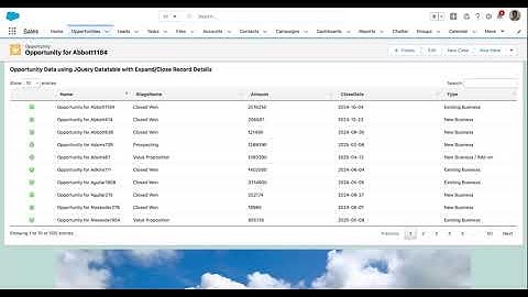 how to use JQuery Datatable in Lightning Web Components (LWC) - Part-1