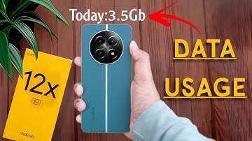 Realme 12x 5g Data Usage Settings | Realme 12X me Data Use Show Kaise Kare