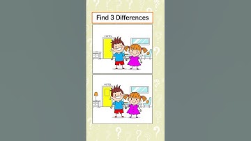 FIND 3 DIFFERENCES Can You Spot the Changes #166 #spotthedifferencegam