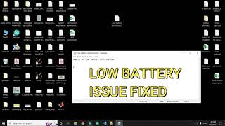Set Low Battery Notification of Laptop 🤬 || No Need to run for Laptop Charger screenshot 2