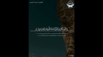 ‏﴿إِنَّ الَّذينَ يُلحِدونَ في آياتِنا لا يَخفَونَ عَلَينا أَفَمَن يُلقى فِي النّارِ ..‎#محمد_الحسن